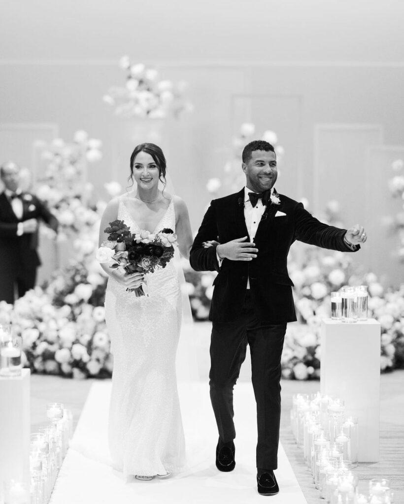 Bubba Wallace Amanda Carter Rang In NYE By Tying The Knot