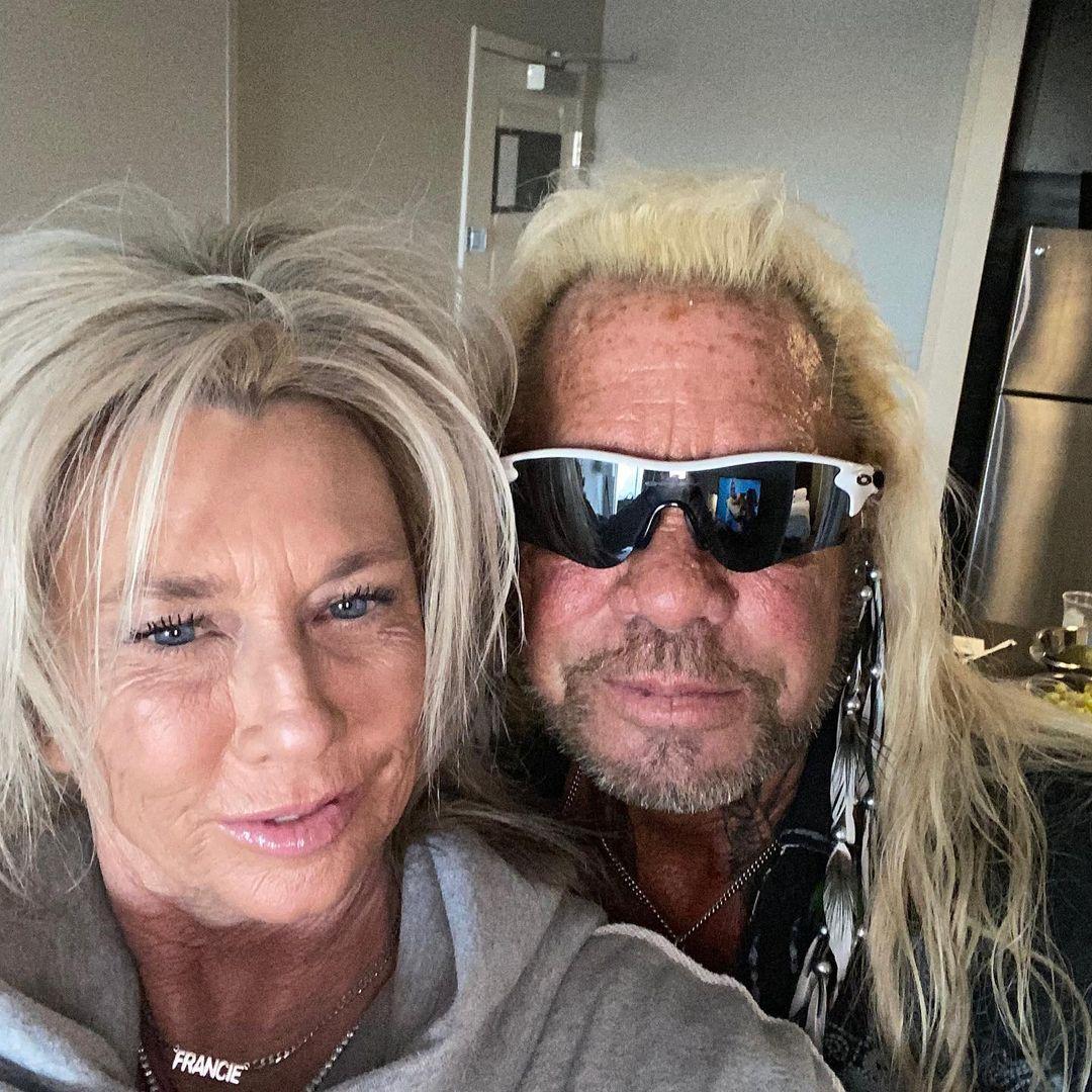 Francie Fran and Dog the Bounty Hunter selfie