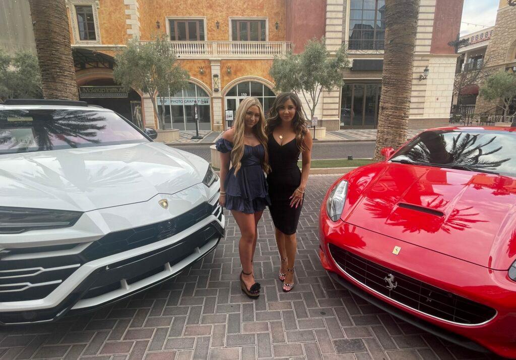 Michele Sullivan and asst with sports cars