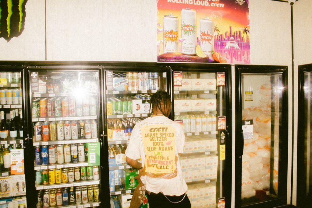 Travis Scott In Store With CACTI-