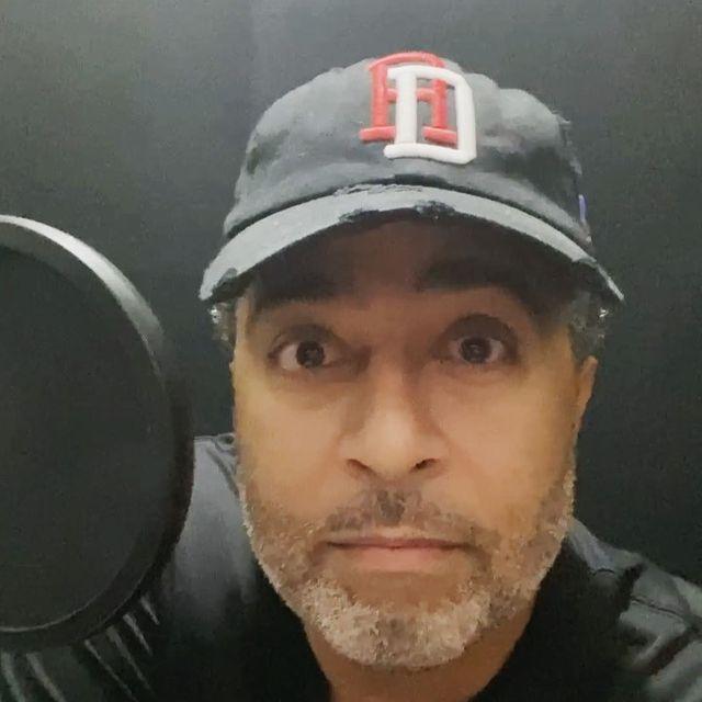 Anthony Mendez recording voiceover
