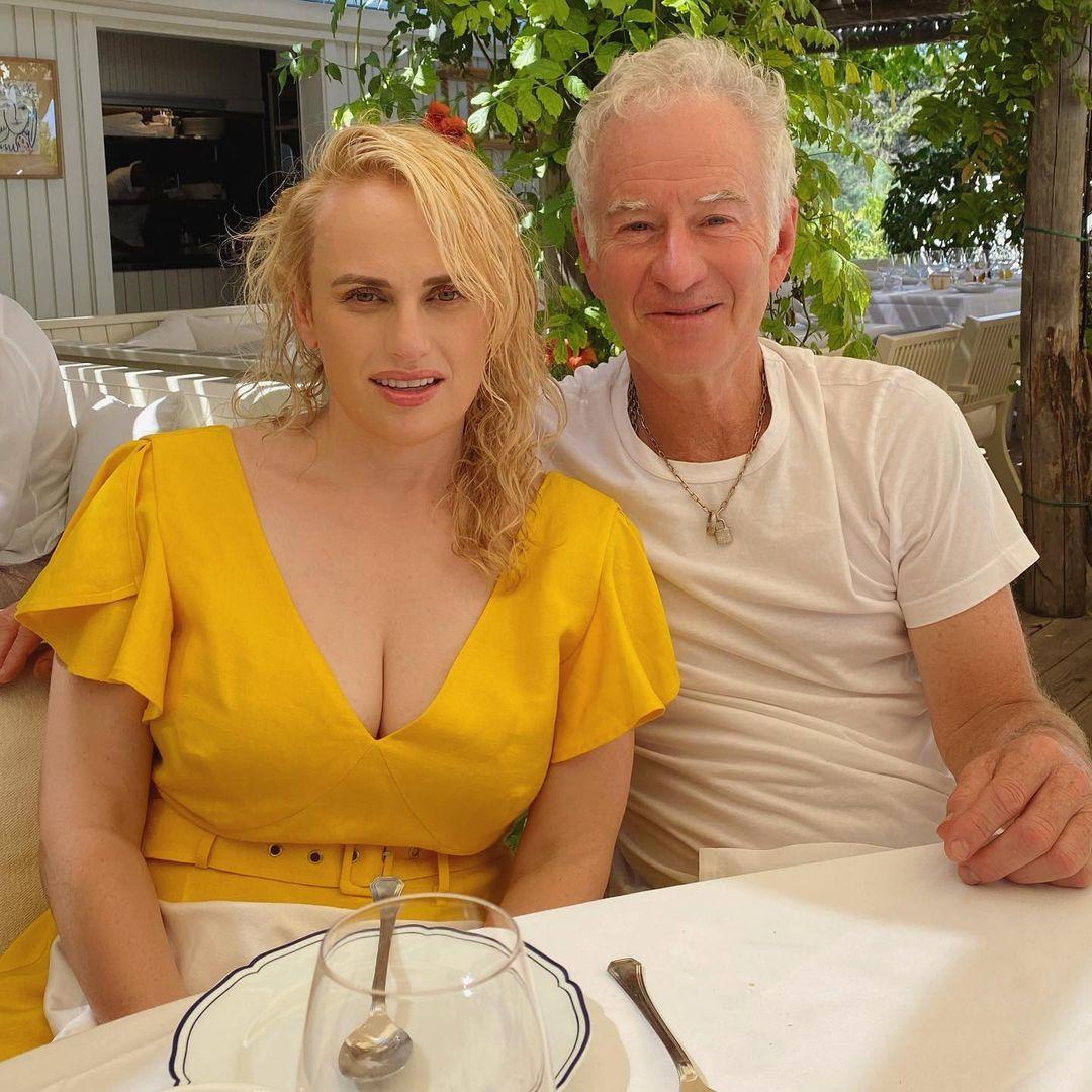 Rebel Wilson and John McEnroe