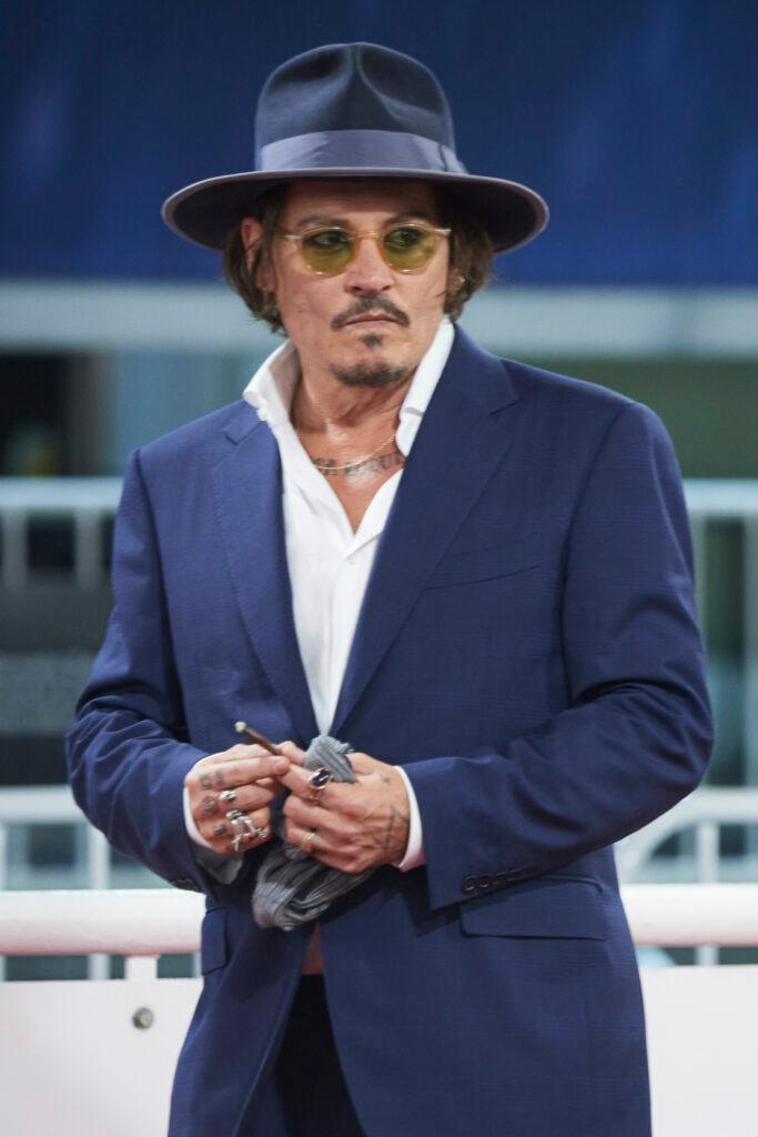 Johnny Depp at the 68th San Sebastian International Film Festival: 'Crock of Gold: A Few Rounds with Shane MacGowan' Red Carpet