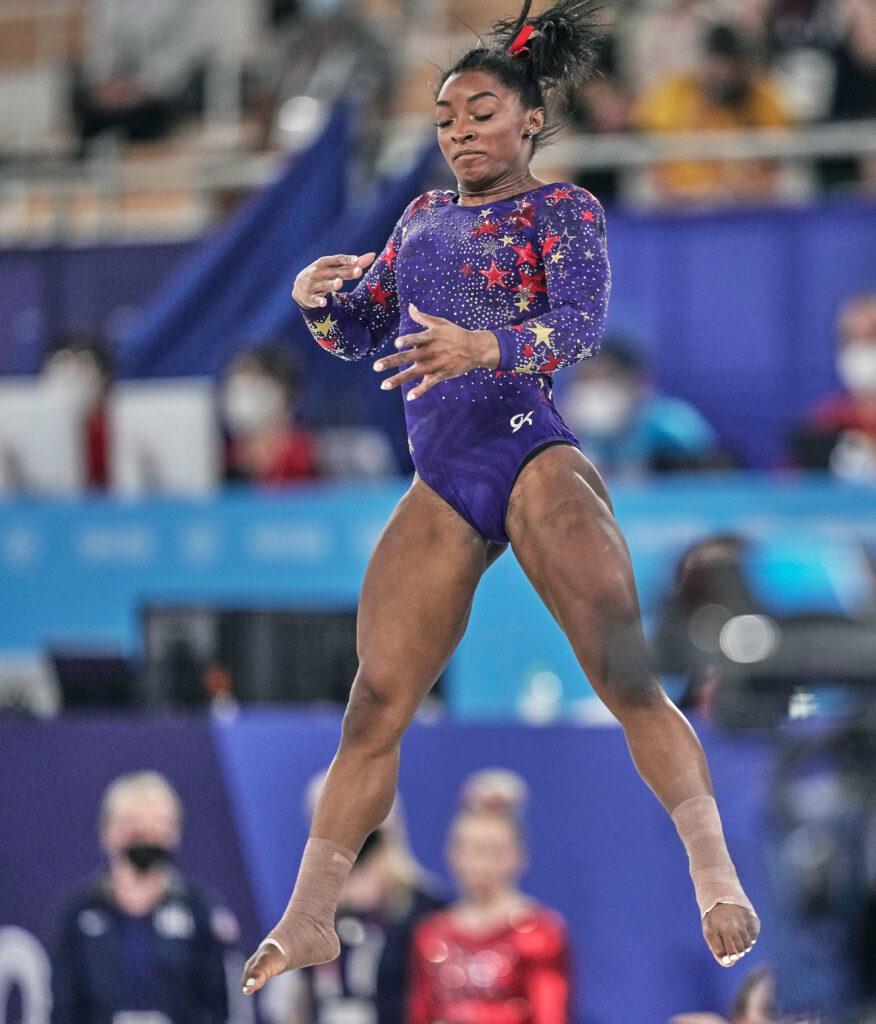 Simone Biles Balance Beam 2025 Olympics Logo Fannie Lucretia