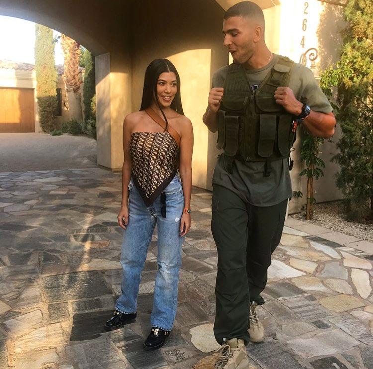 Younes Bendjima and Kourtney Kardashian