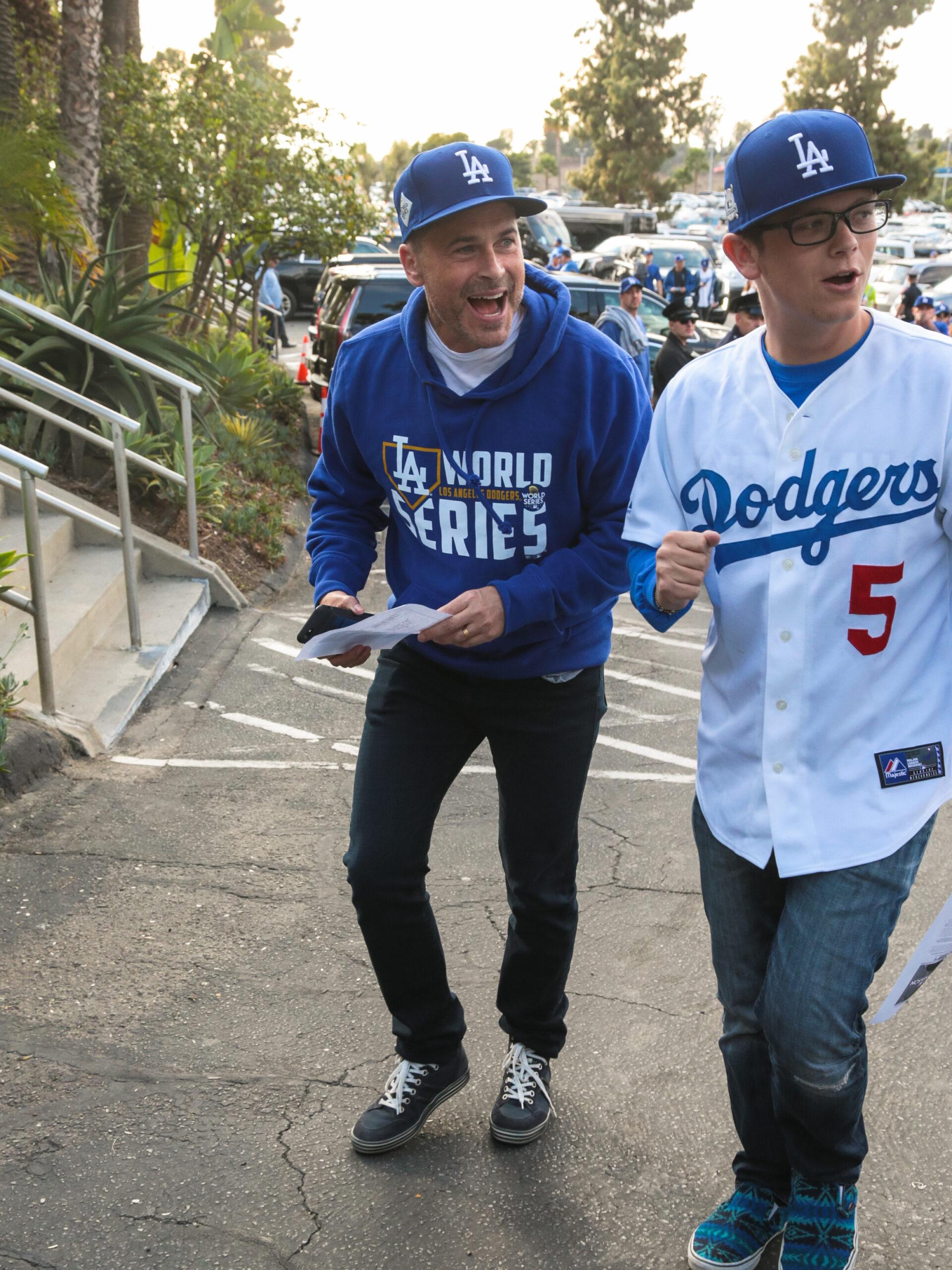 George Lopez at Dodger Stadium