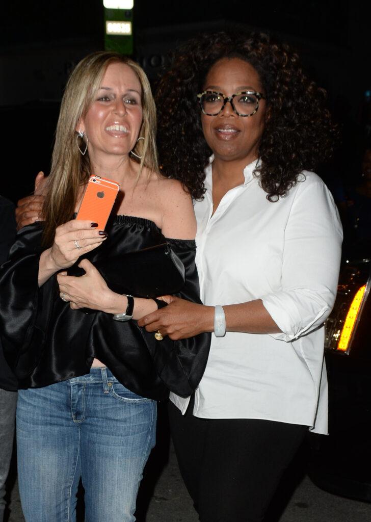 Oprah Winfrey and best friend Gayle King are seen leaving Prime 112 restaurant after finishing Oprah apos s The Life You Want Weekend at American Airlines Arena in Miami Beach