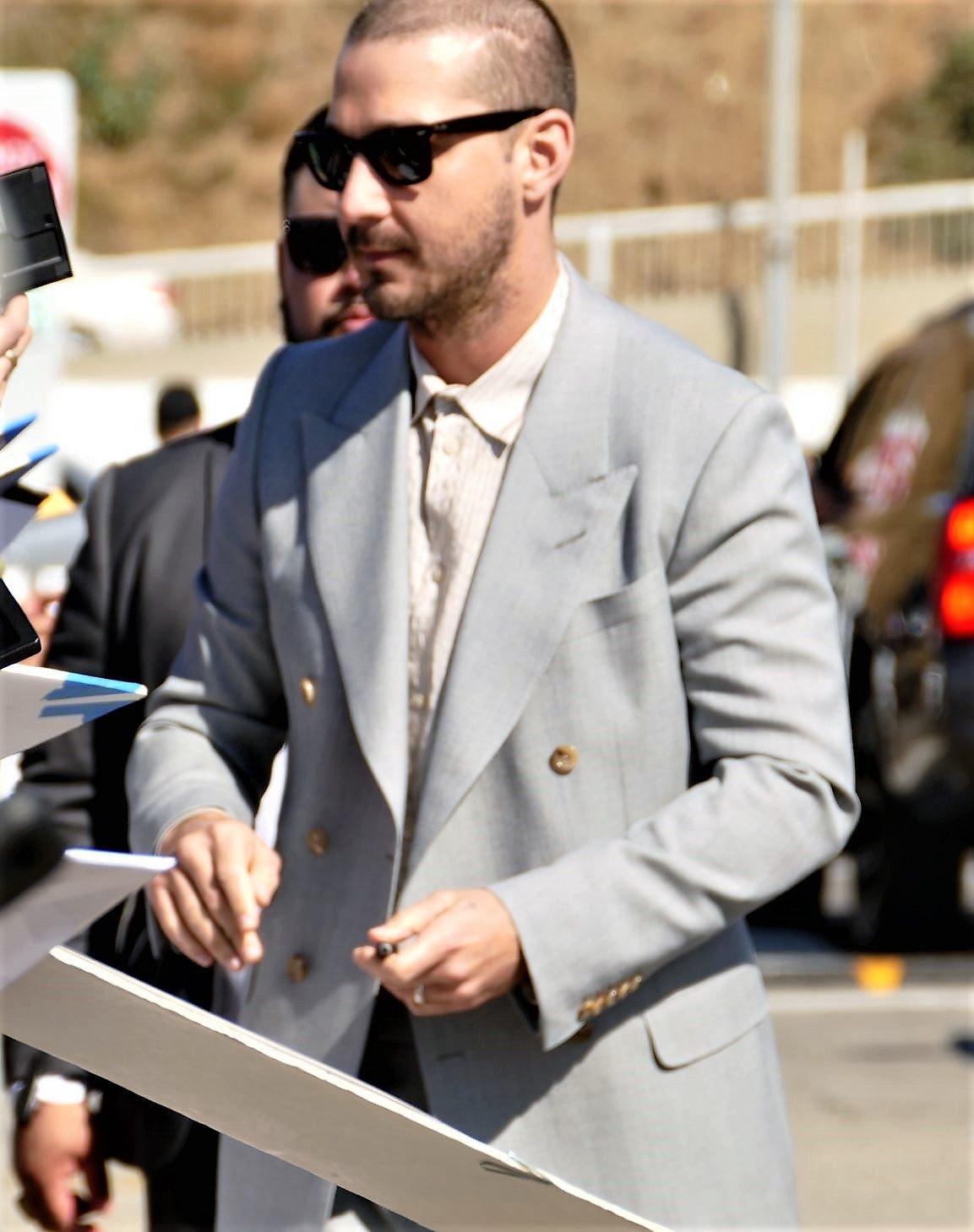 Shia LaBeouf Arrival To The Independent Spirit Awards