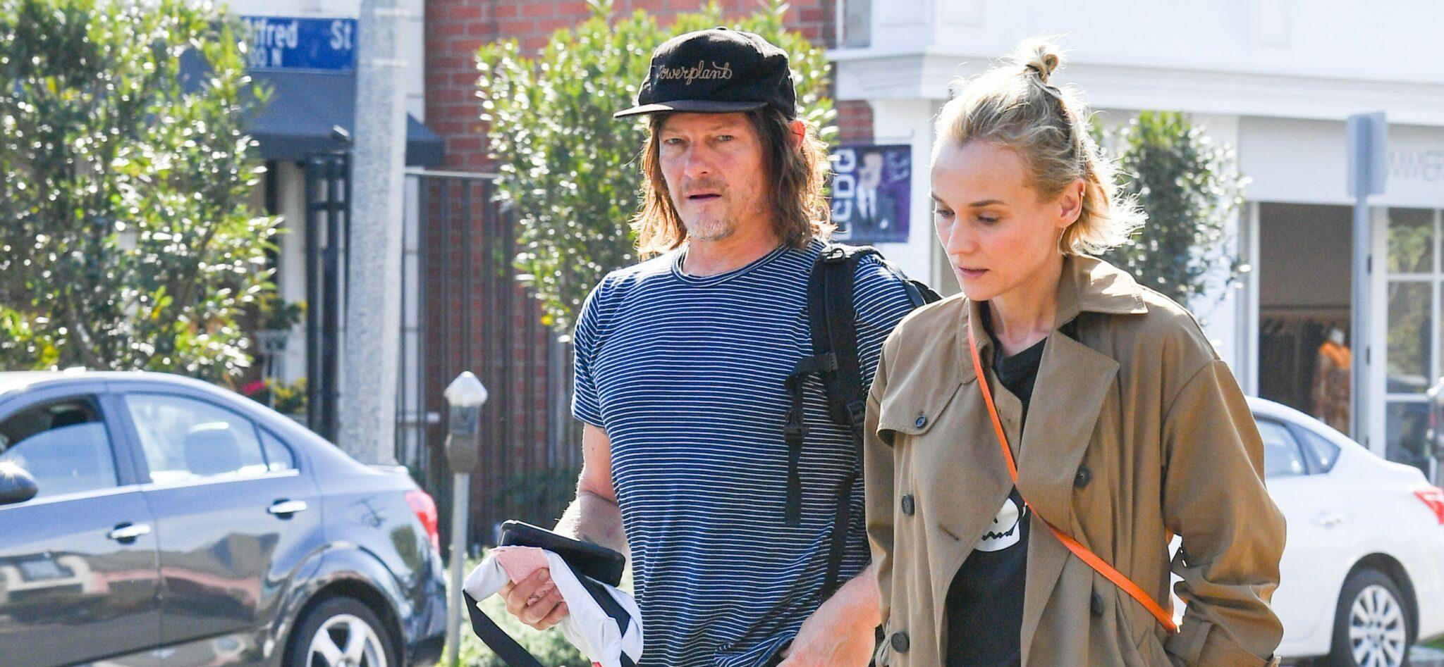 Diane Kruger and Norman Reedus Out and About