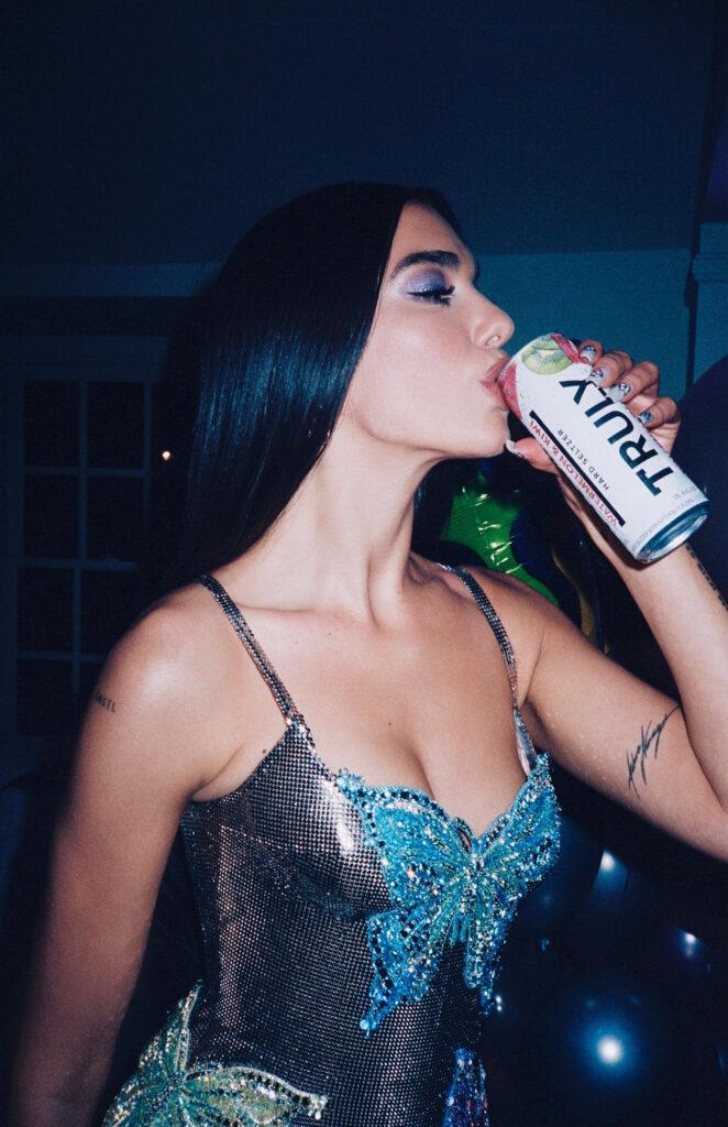 Dua Lipa sparkles in new campaign for Truly Hard Seltzer