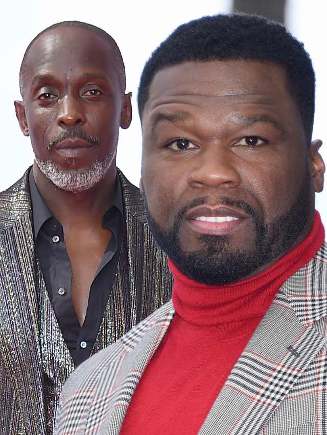 50 Cent and Michael K. Williams