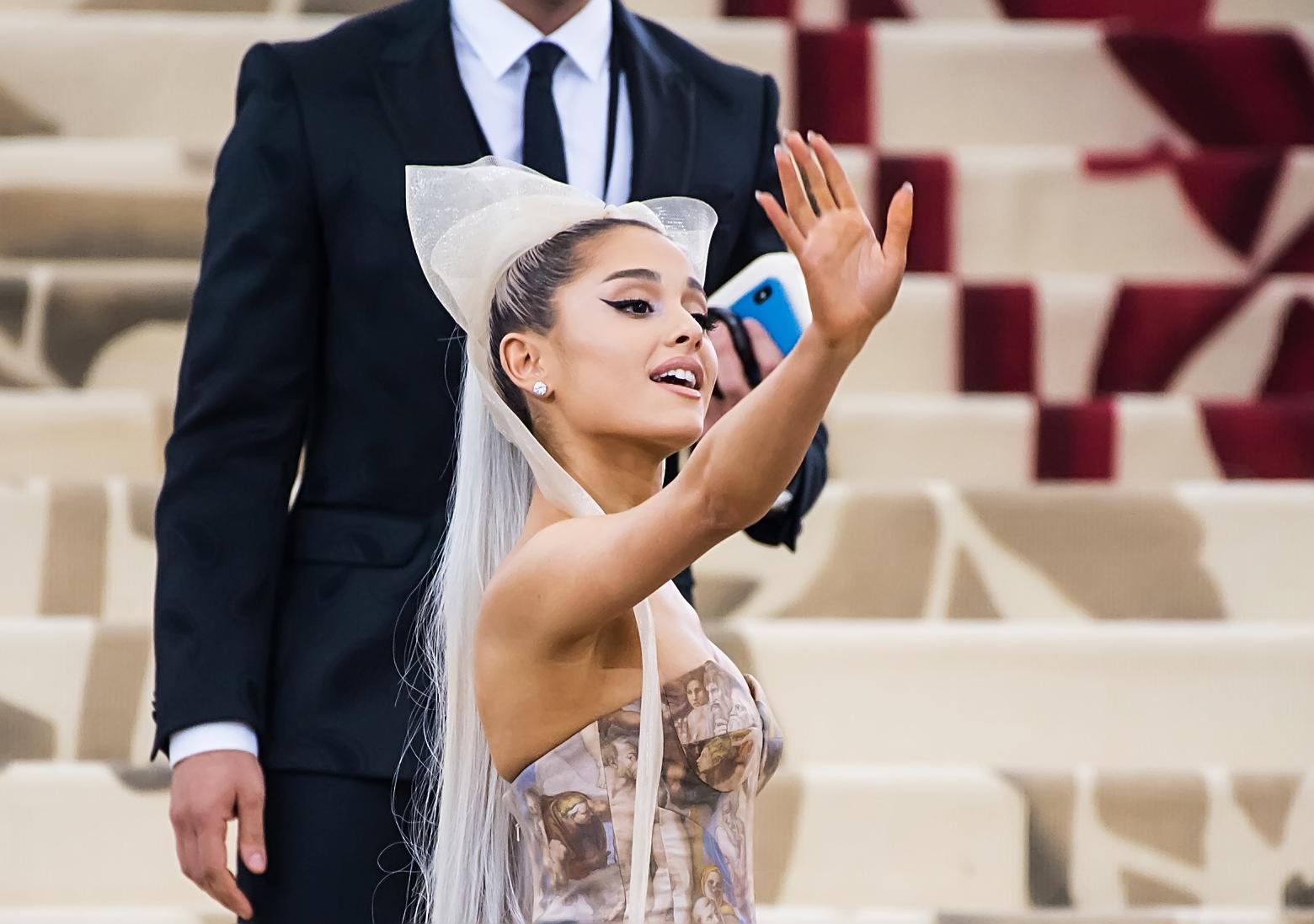 Celebrities are seen arriving at Heavenly Bodies: Fashion & The Catholic Imagination Costume Institute Gala at The Metropolitan Museum of Art in New York