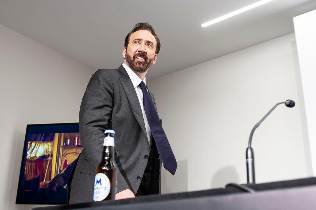 Nicolas Cage Press Conferencel "Mandy" at Sitges Film Festiival