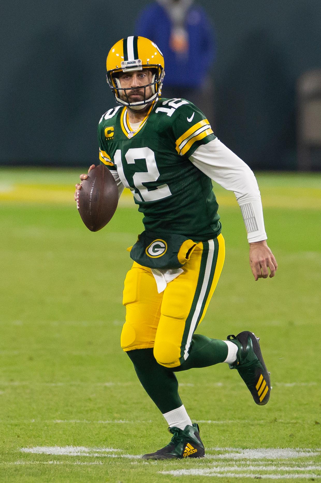 Aaron Rodgers NFL Football 2020: Carolina vs Green Bay DEC 19