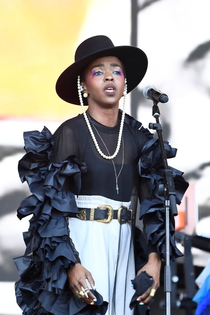 Ms Lauryn Hill performing at Glastonbury Festival 2019