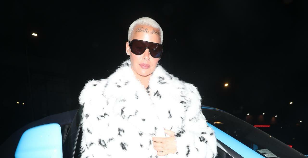 Amber Rose Tyga Drake Chris Brown are all seen arriving to a party at The Nice Guy