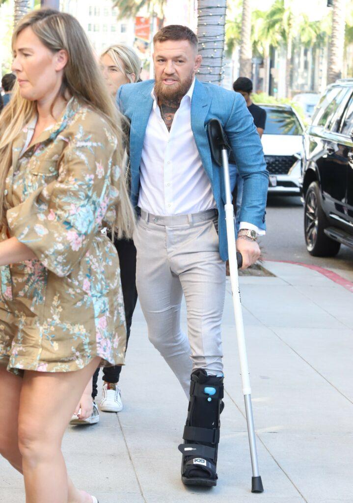 Conor McGregor takes fiance and family to Rodeo Drive
