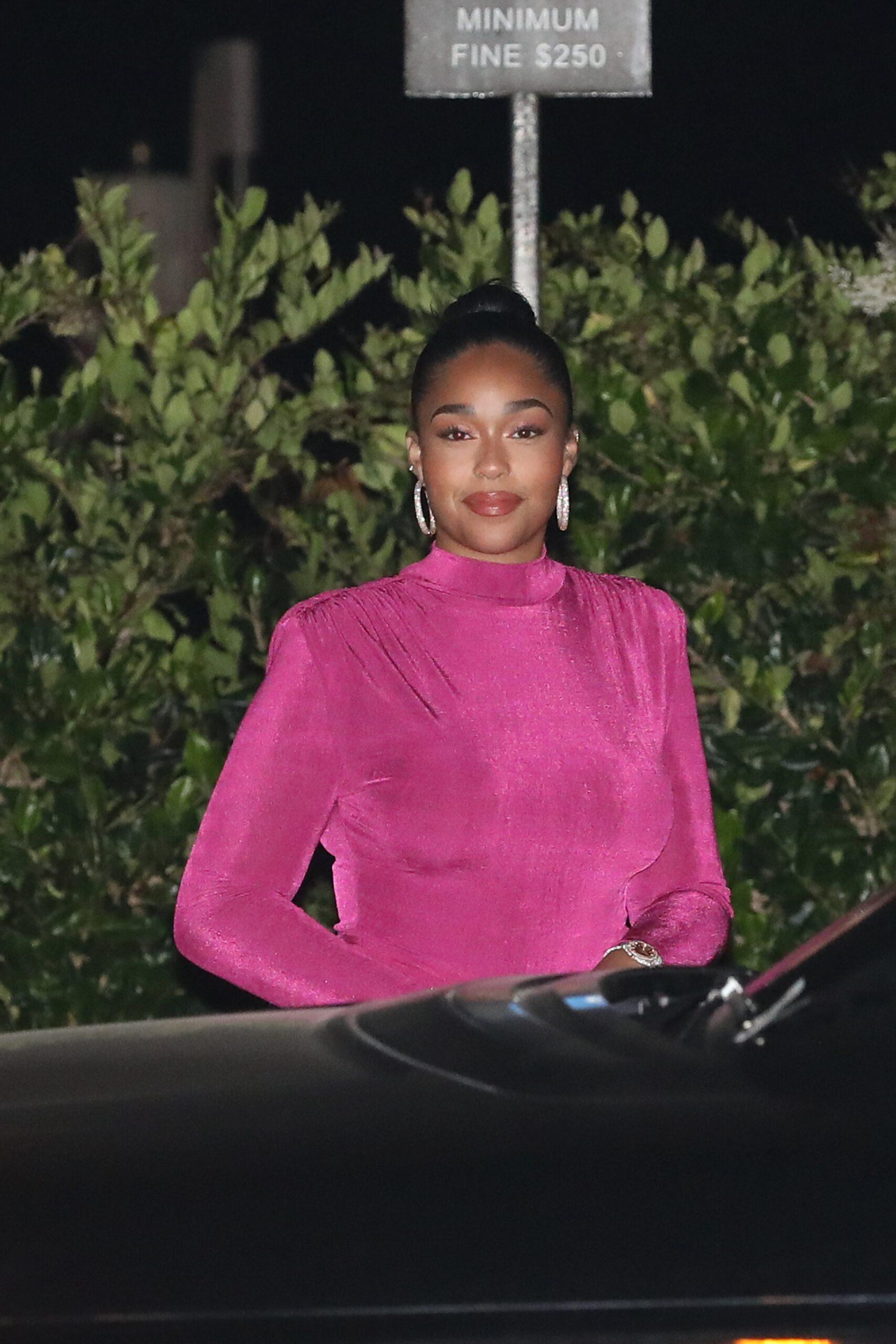 Jordyn Woods and Karl-Anthony Towns dine at Nobu Malibu