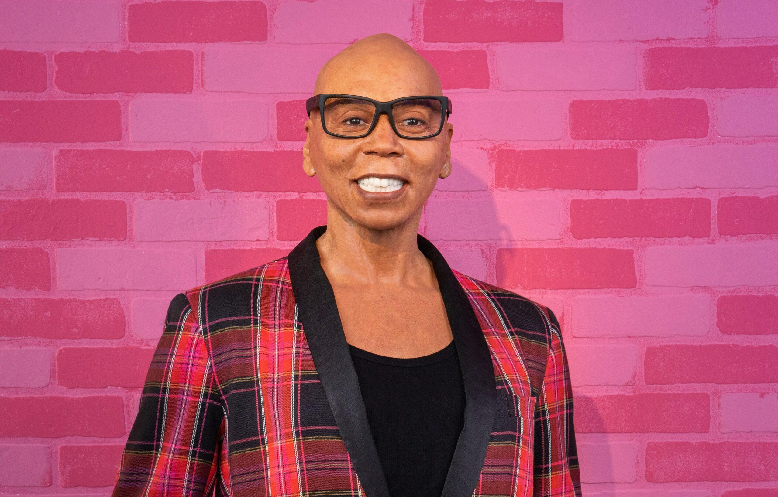 RuPaul reveals his male persona in new Las Vegas waxwork out of drag