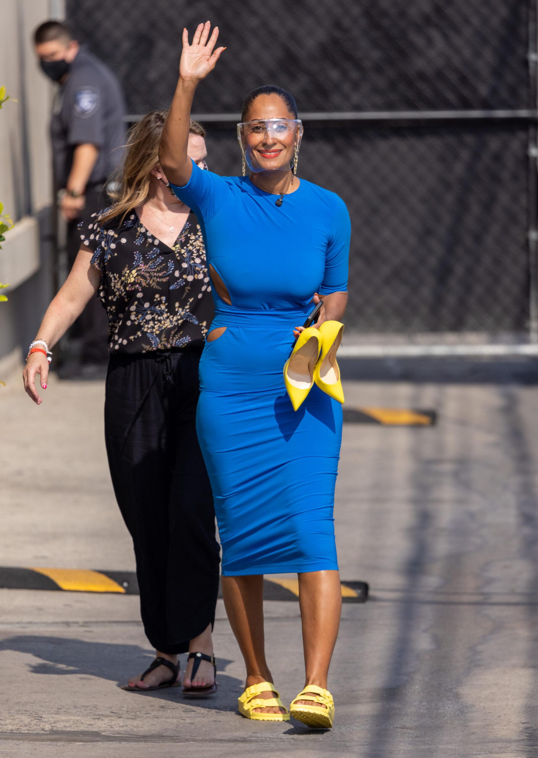 Tracee Ellis Ross at Kimmel