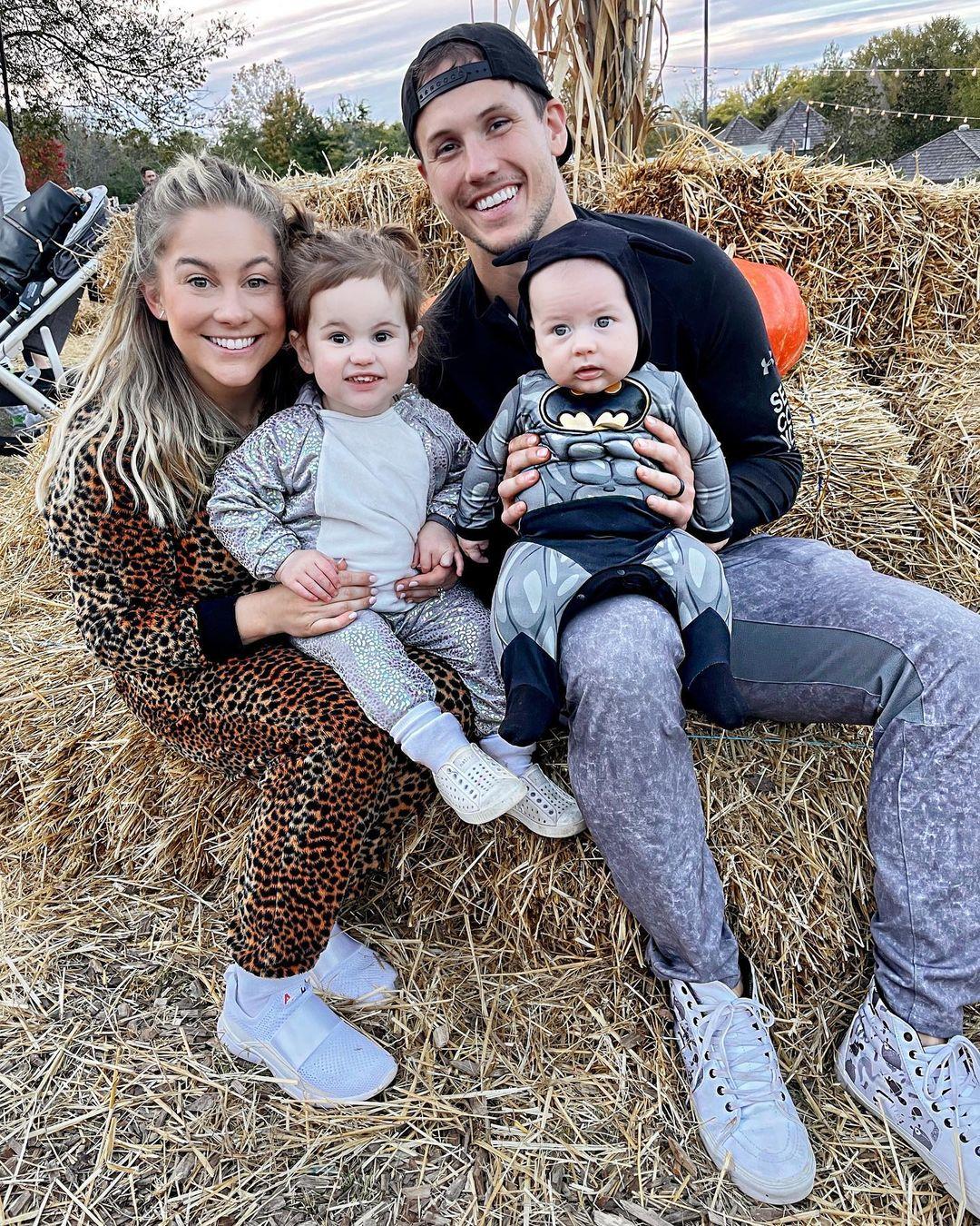 Shawn Johnson East and her family
