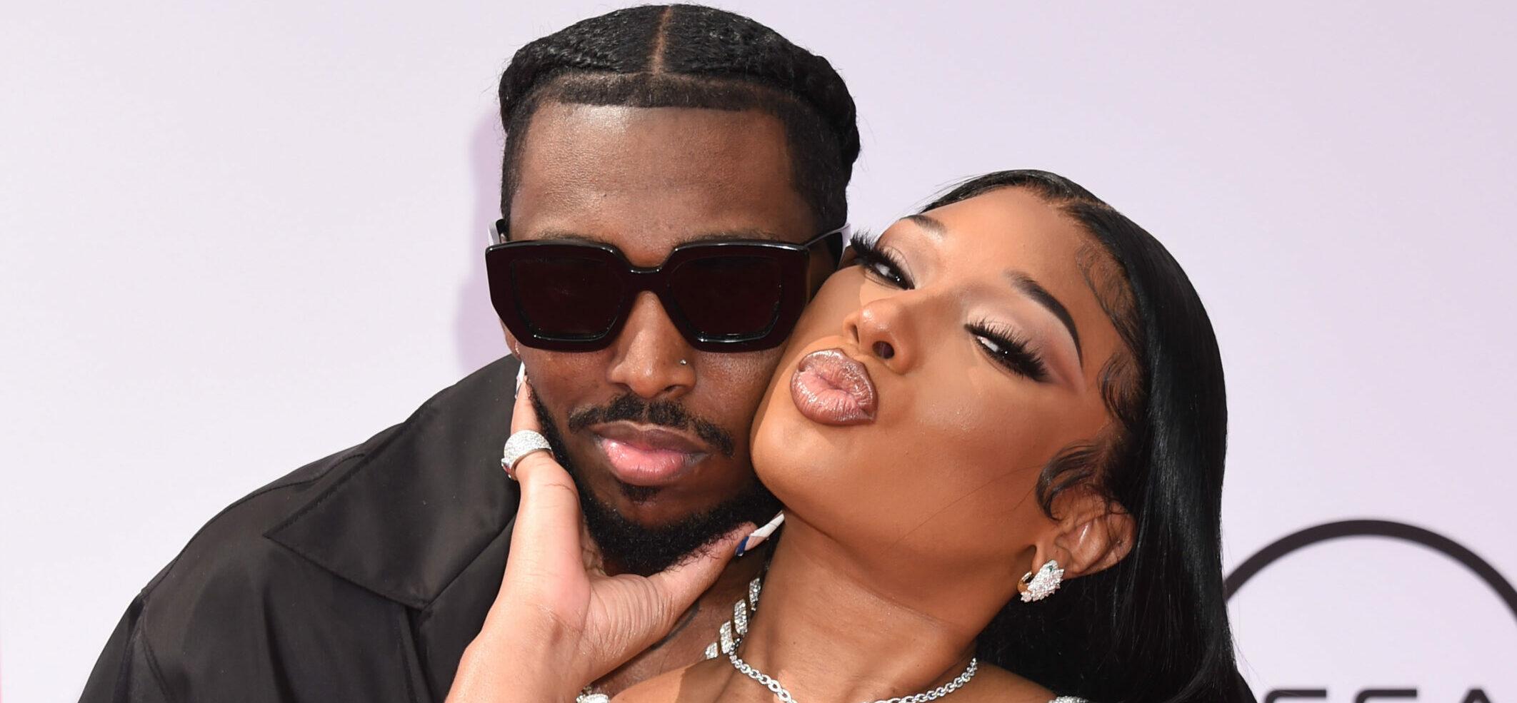 Pardison Fontaine Gifts Megan Thee Stallion Huge Diamond Chain For 1-Year Dating Anniversary