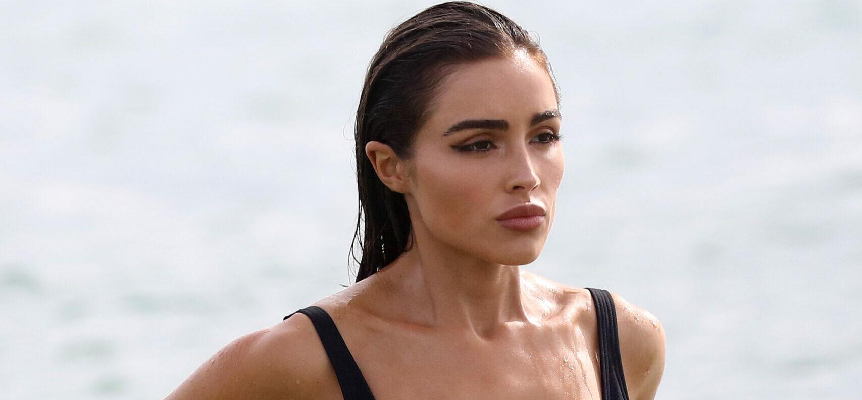 Olivia Culpo Gives ‘Angel’ Vibes In Skintight White Gown