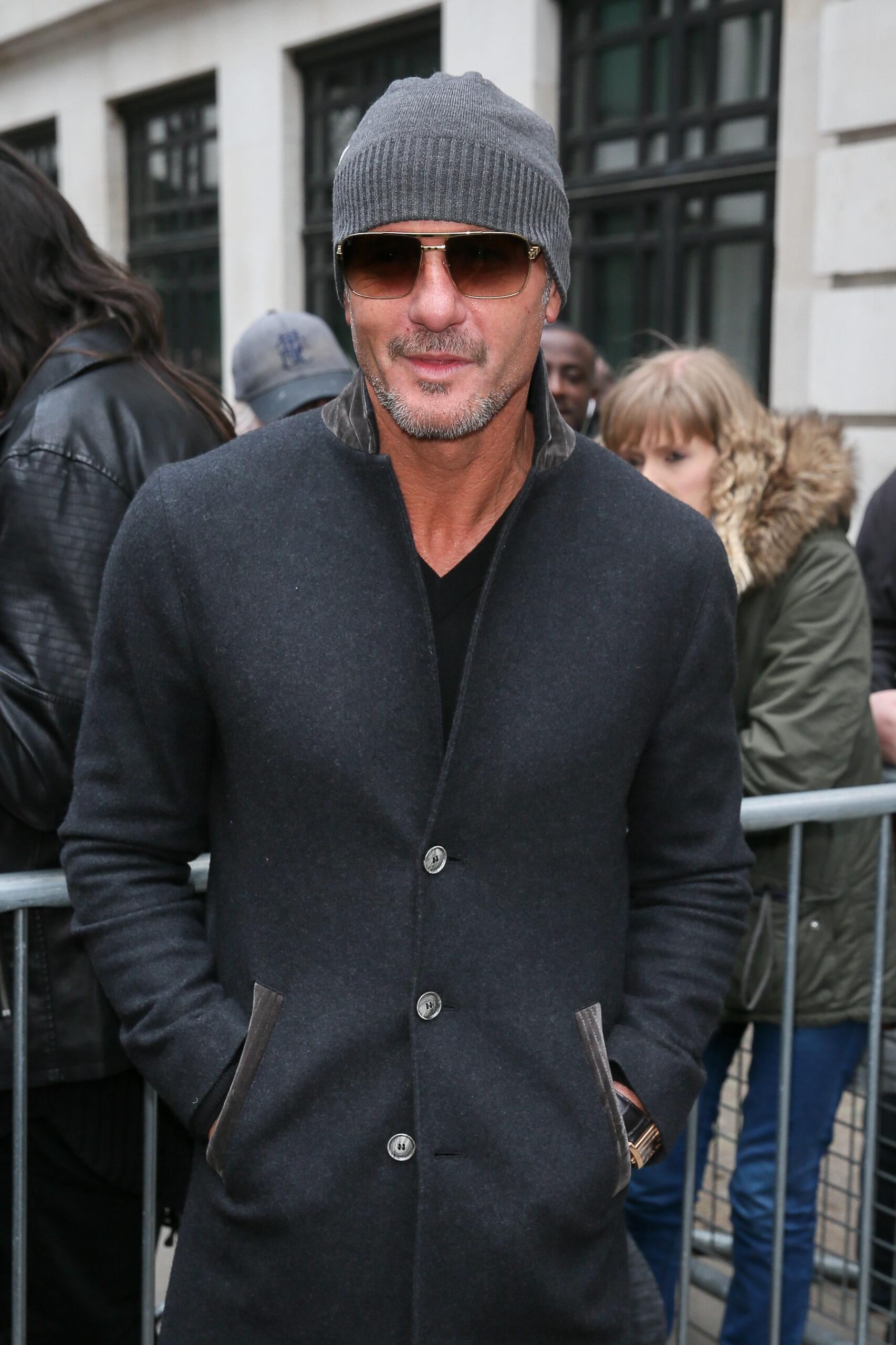 Singer Faith and Tim McGraw leaving BBC Radio Two Studios - London