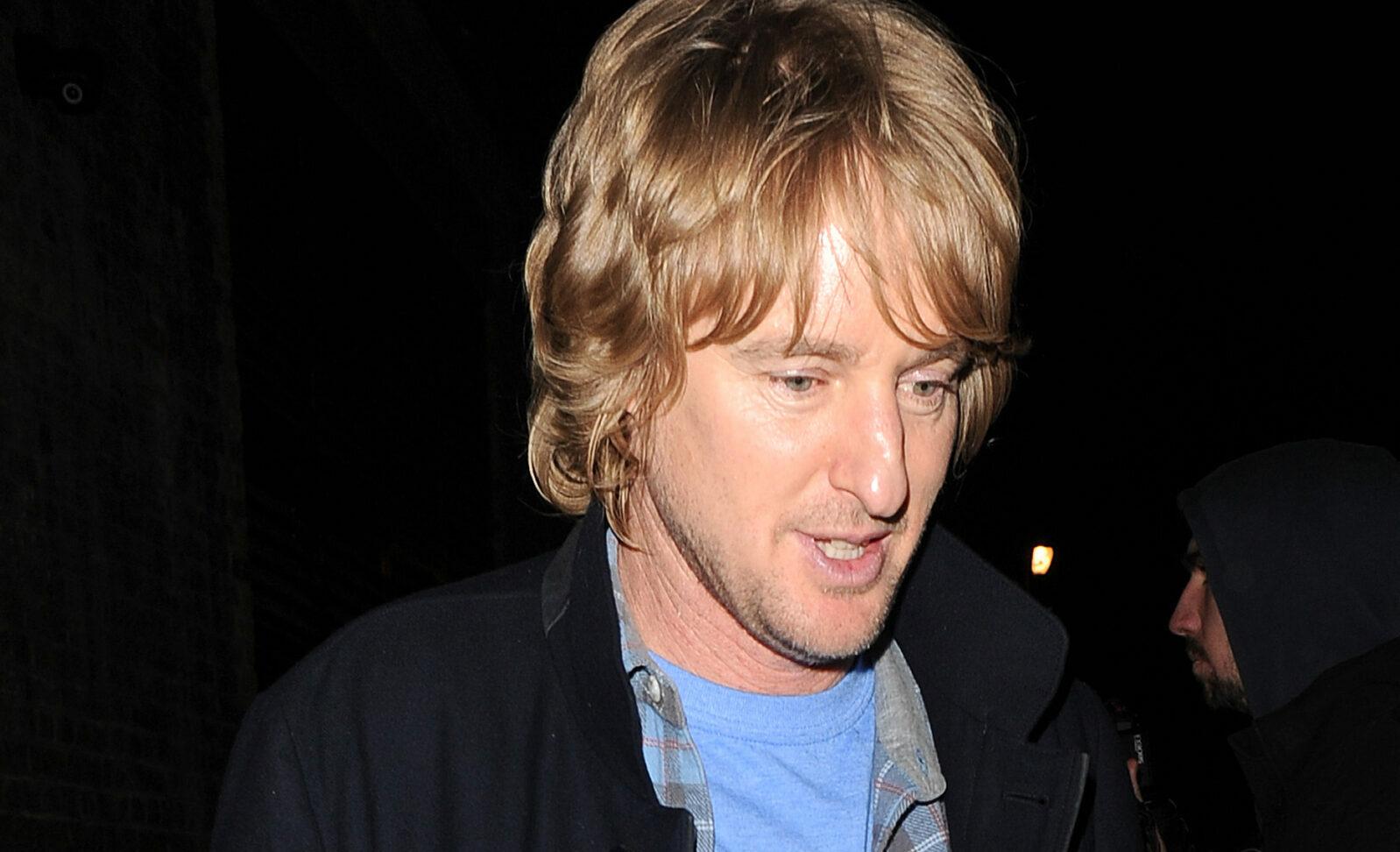 Owen Wilson his brother Luke Wilson and Zoolander co-star Ben Stiller enjoy a boys night out at Sexy Fish restaurant in Mayfair