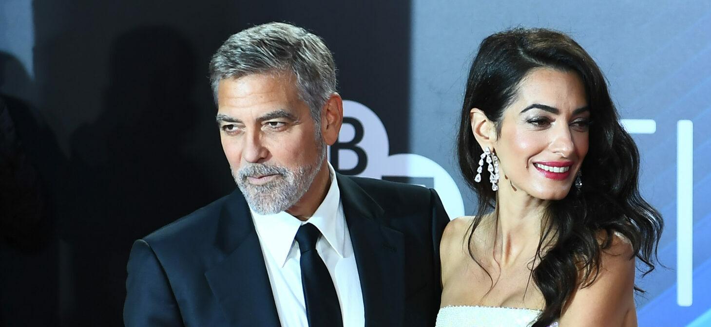 Amal Clooney Looks Breathtakingly Gorgeous With George Clooney In London