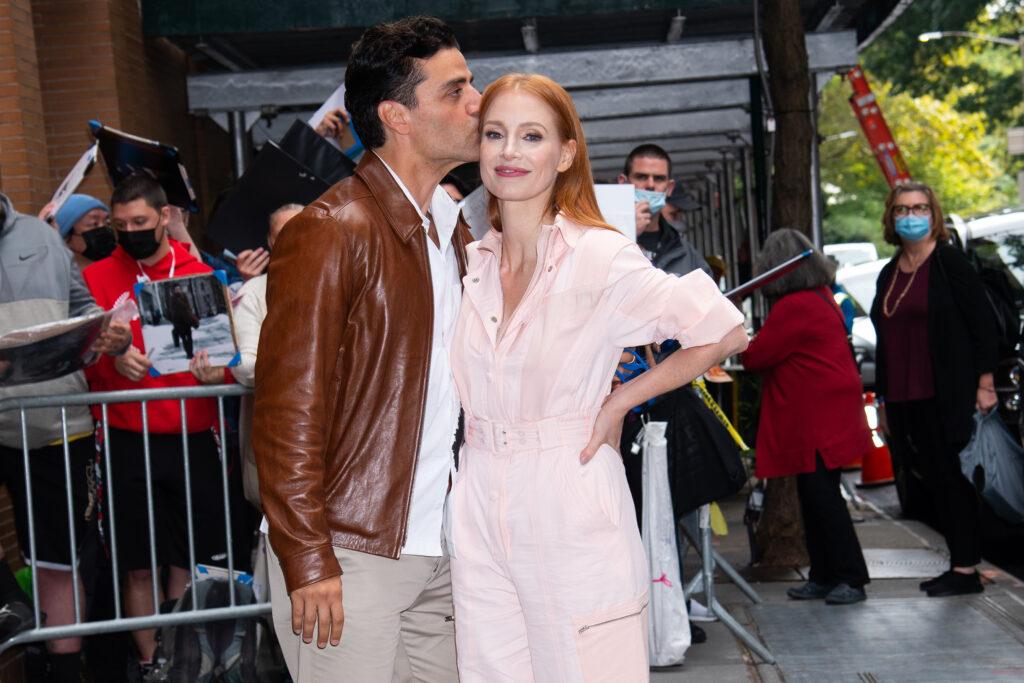 Jessica Chastain and Oscar Isaac at The View Television Show