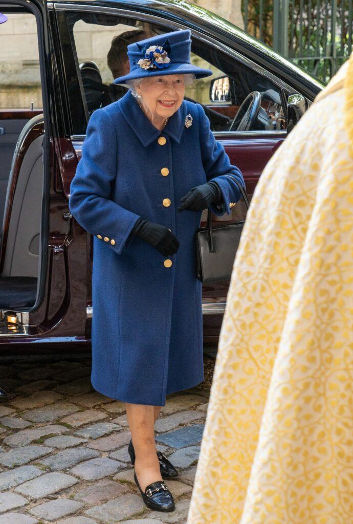 Queen Elizabeth II attends a Service of Thanksgiving