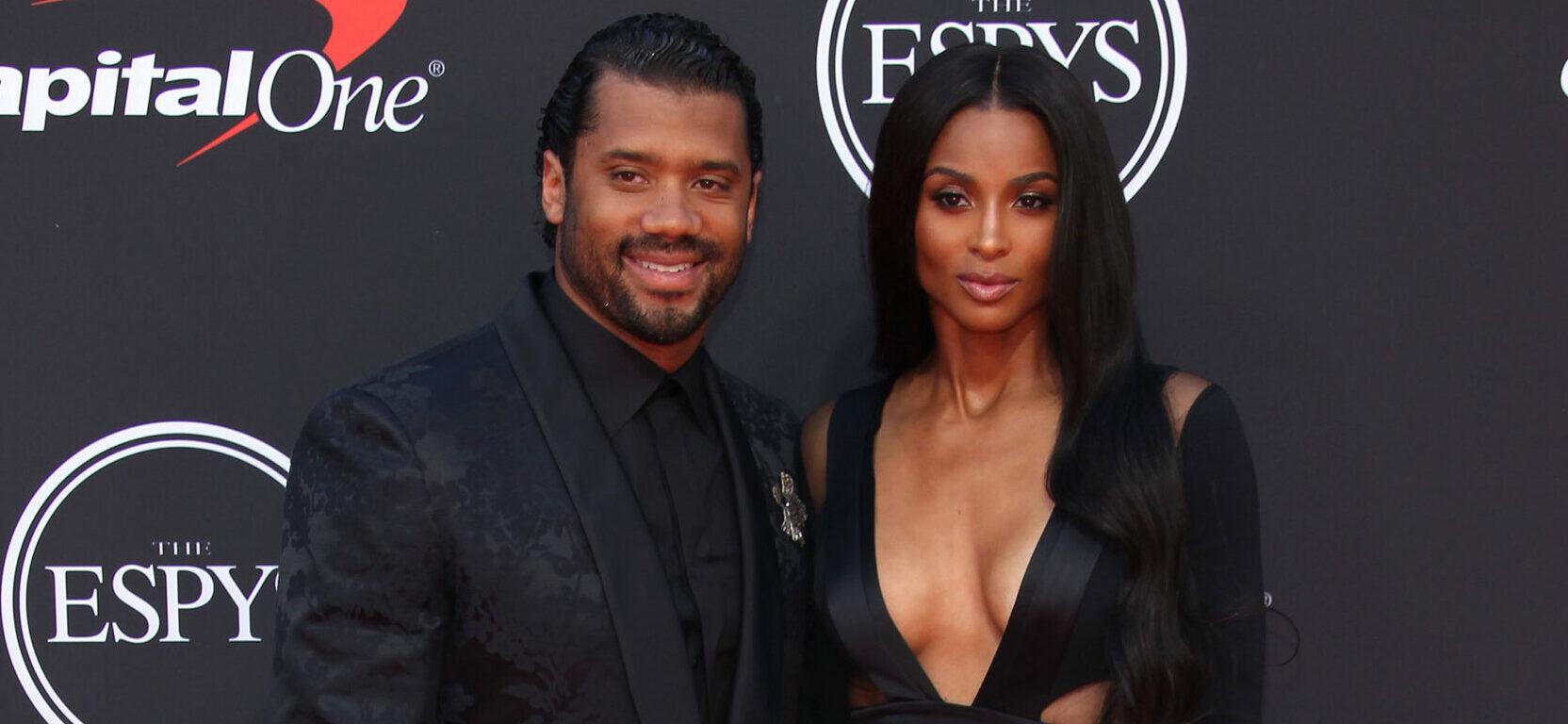 Ciara Sweetly Supports Russell Wilson On Training Camp Day 1 For Denver Broncos