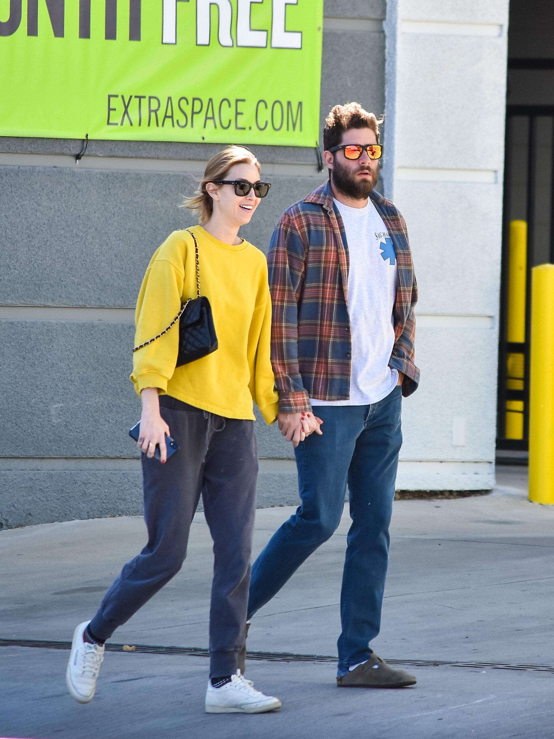 Whitney Port and Tim Rosenman runs errands in LA