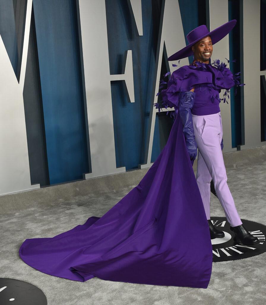 Billy Porter in all purple