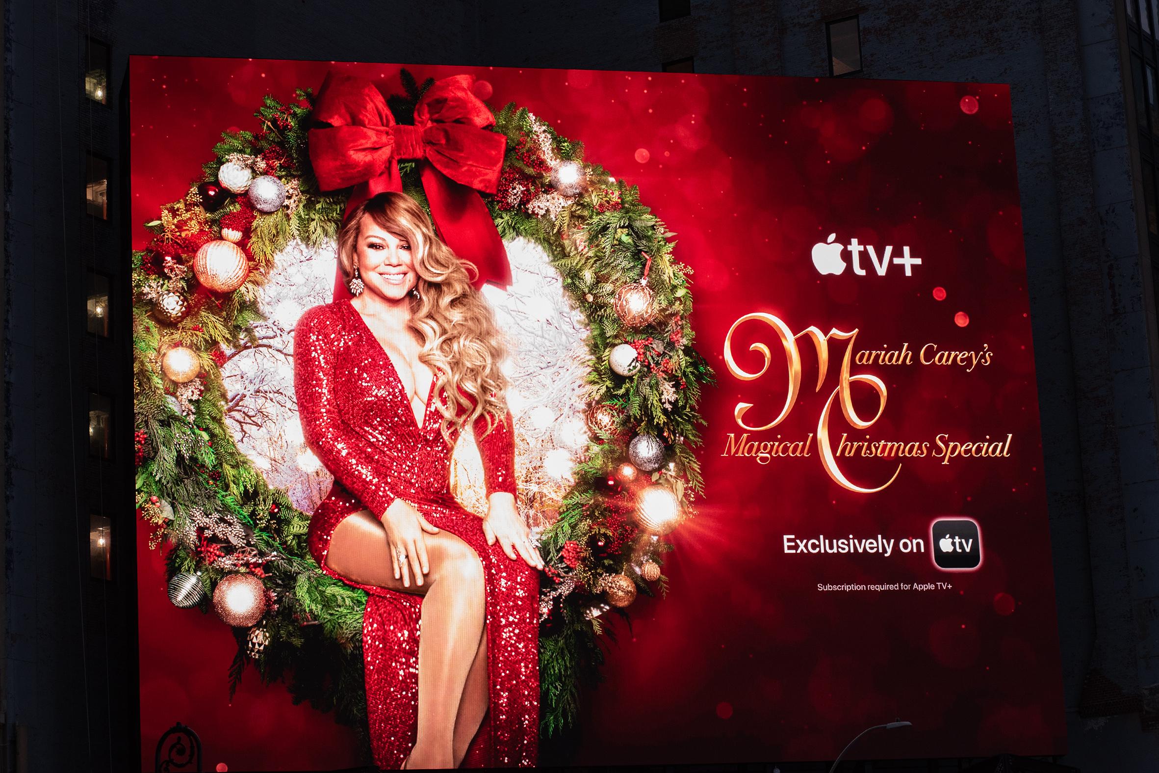 Mariah Carey Christmas special ad