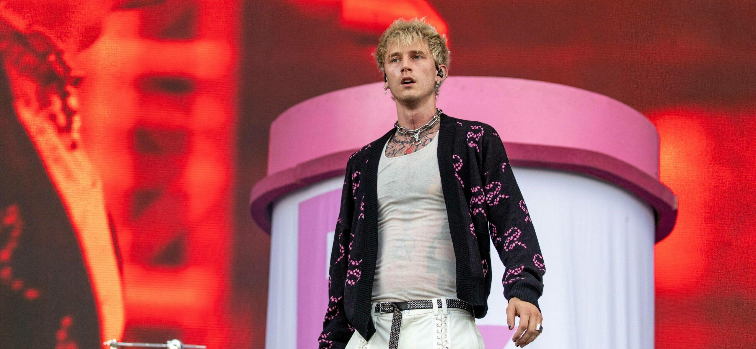 Machine Gun Kelly performing