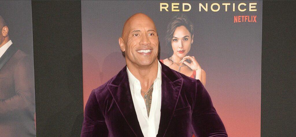 World Premiere Of Netflix's "Red Notice" - Arrivals. 03 Nov 2021 Pictured: Dwayne Johnson. Photo credit: MEGA TheMegaAgency.com +1 888 505 6342 (Mega Agency TagID: MEGA802241_001.jpg) [Photo via Mega Agency]