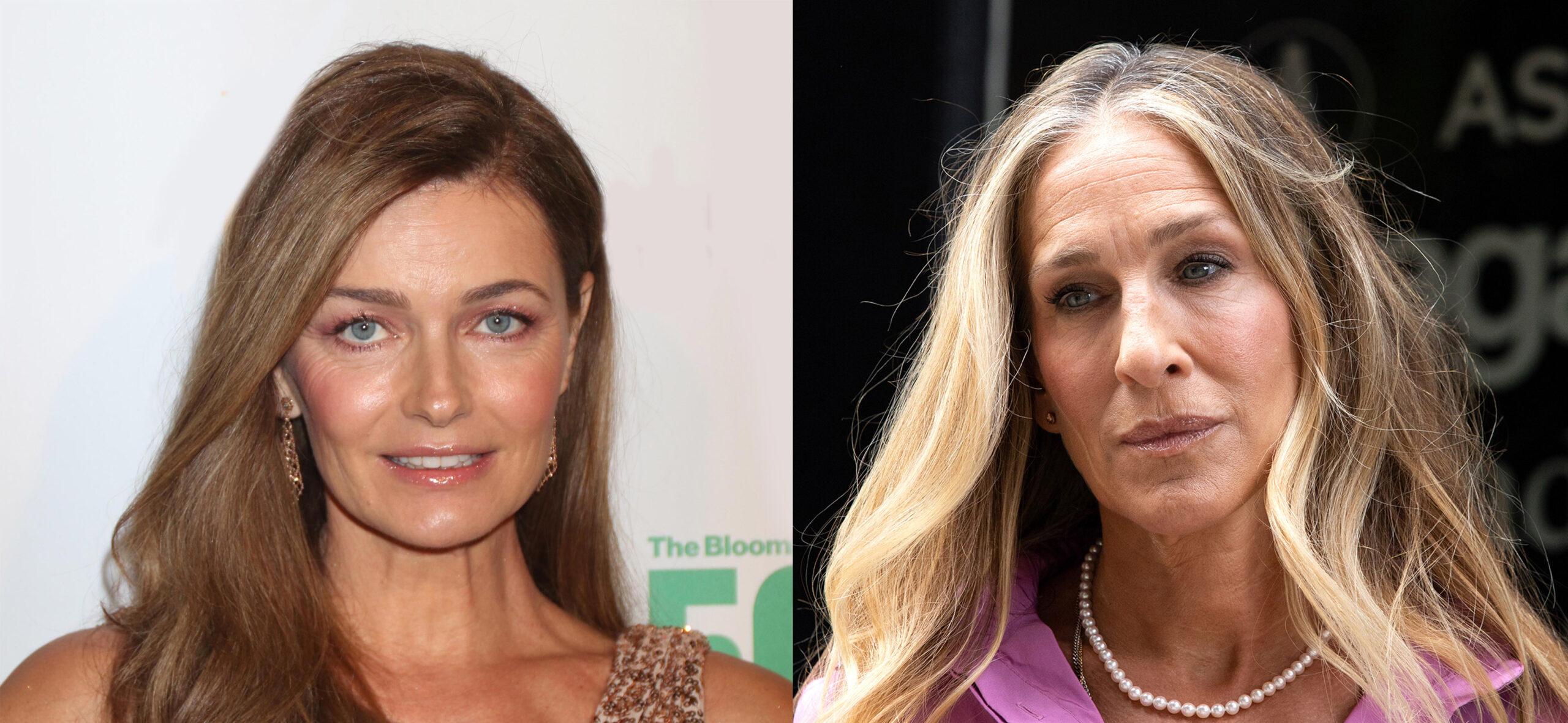 Paulina Porizkova Praises Sarah Jessica Parker Over Grey Hair