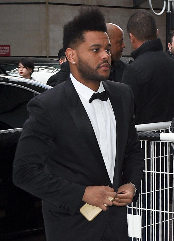 The Weeknd Abel Makkonen Tesfaye is seen arriving at the Palais De Festival in Cannes