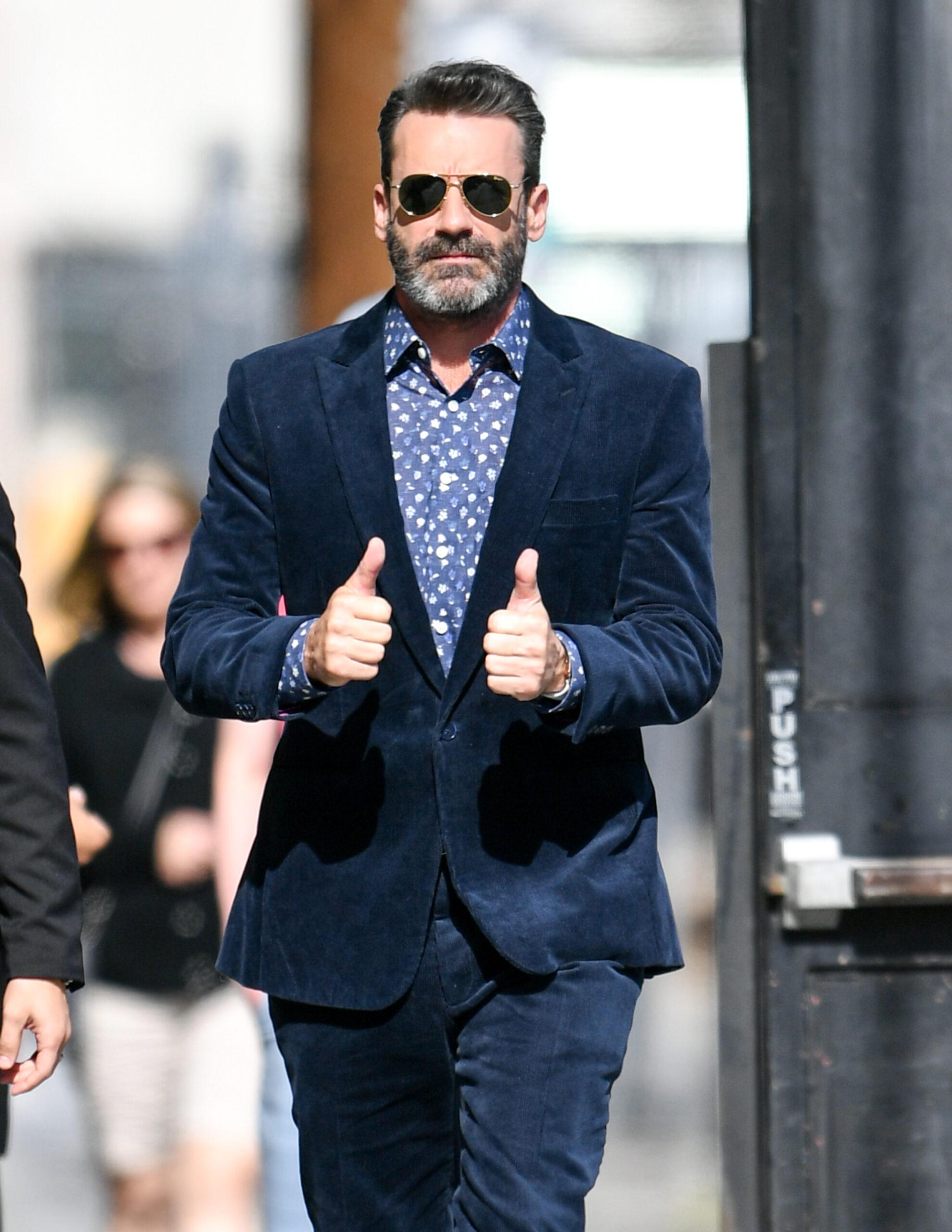 Jon Hamm at Kimmel