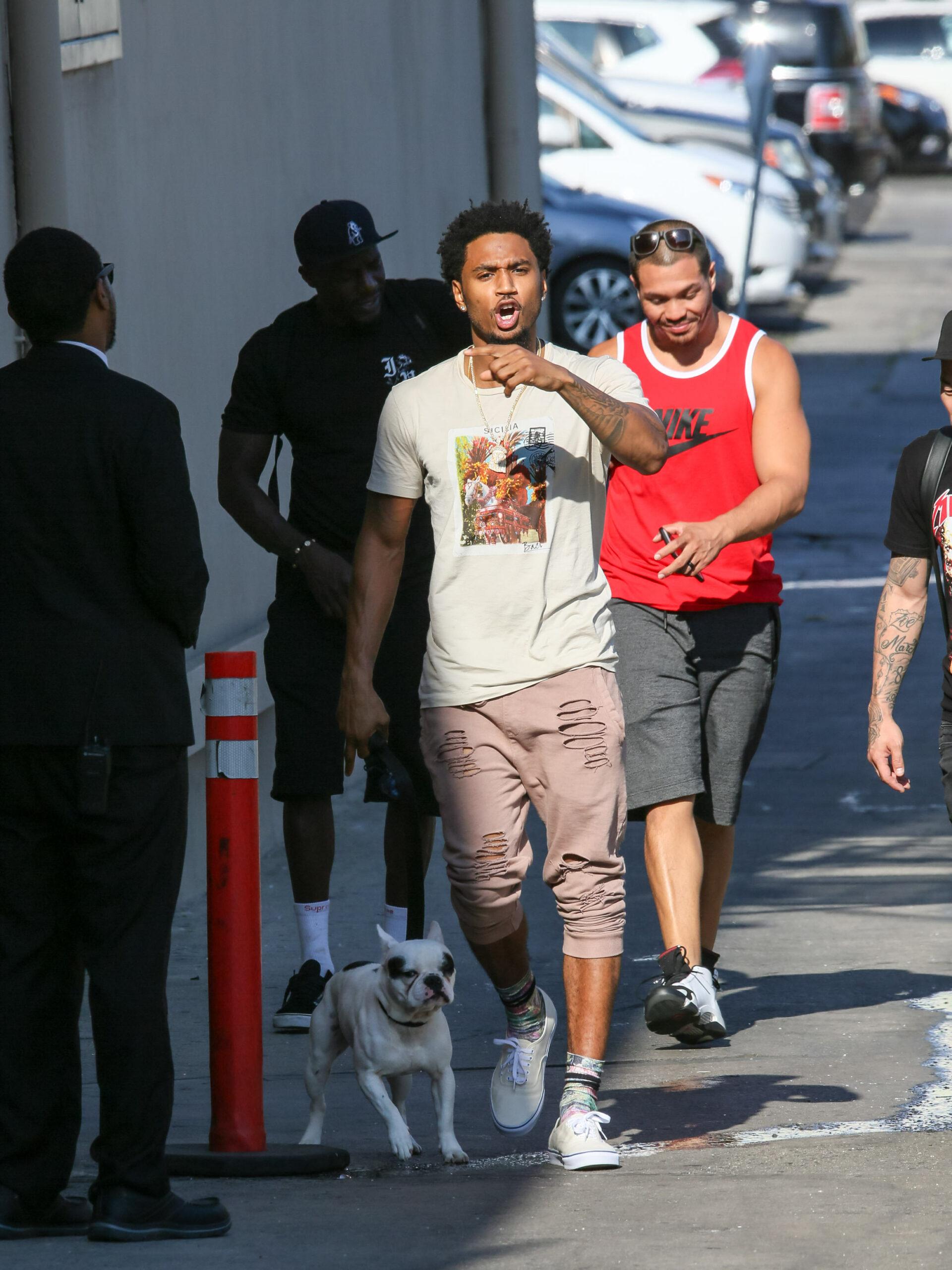Trey Songz at apos Jimmy Kimmel Live apos