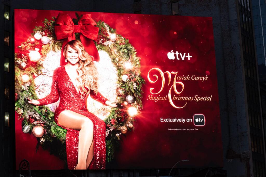 Mariah Carey Ad Located Near Penn Station NY