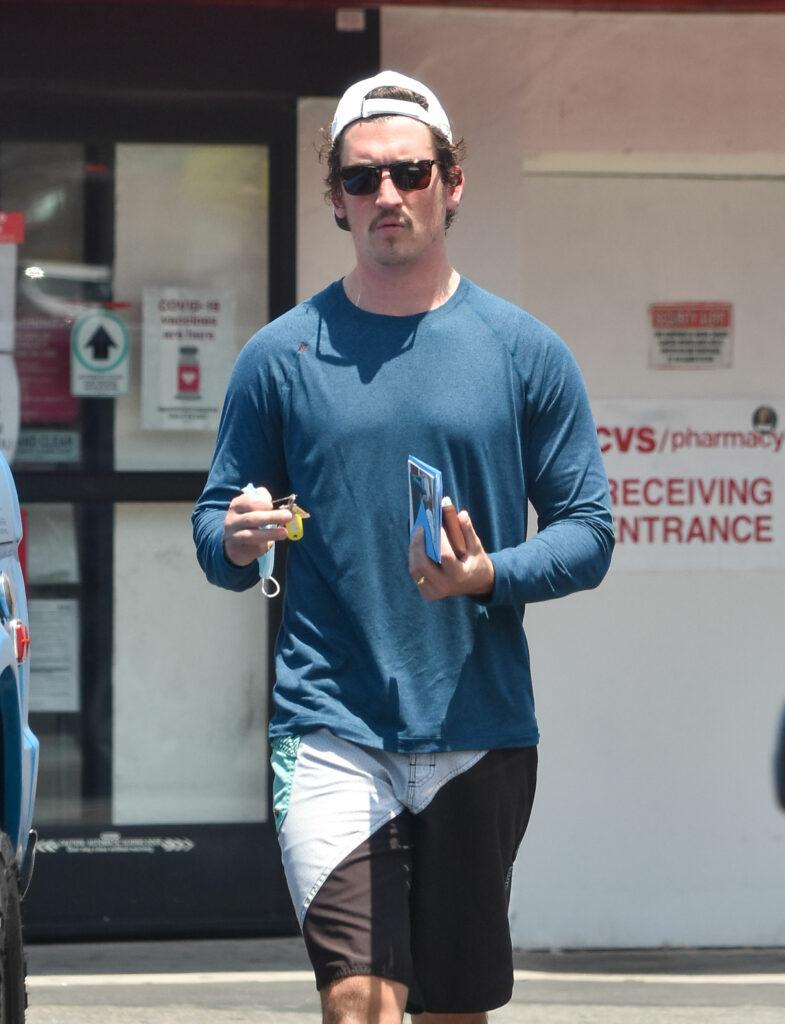 Miles Teller out and about
