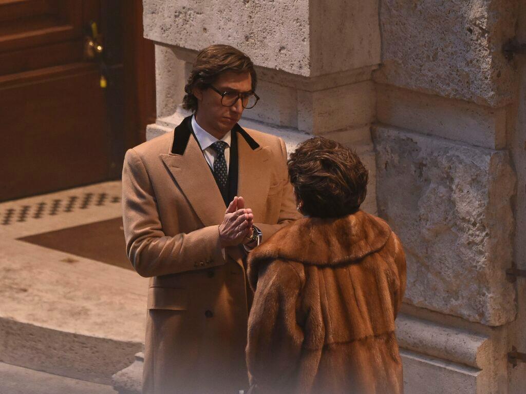 Archive Photos of the italian set of The House of Gucci movie