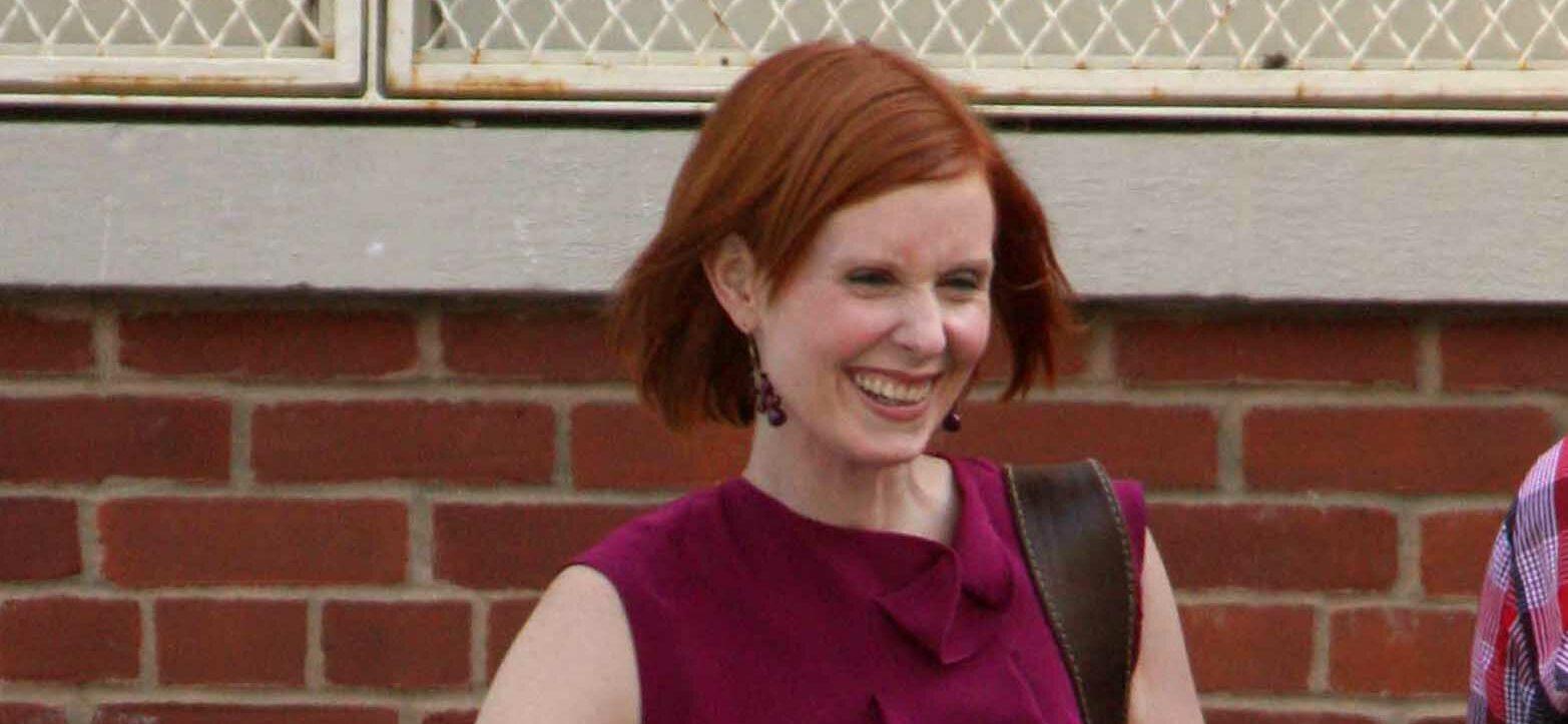 Cynthia Nixon smiling