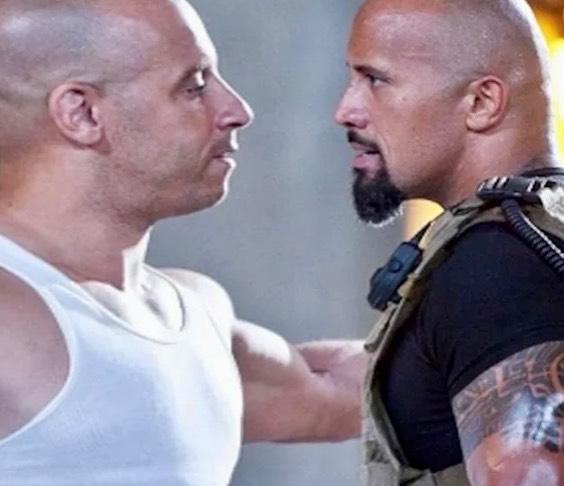 Vin Diesel and Dwayne Johnson