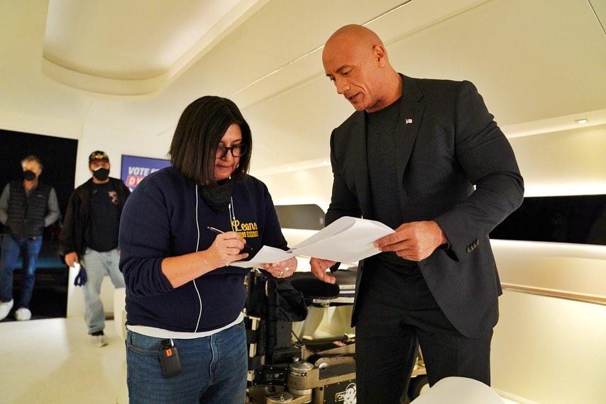 Dwayne Johnson and Nahnatchka Khan