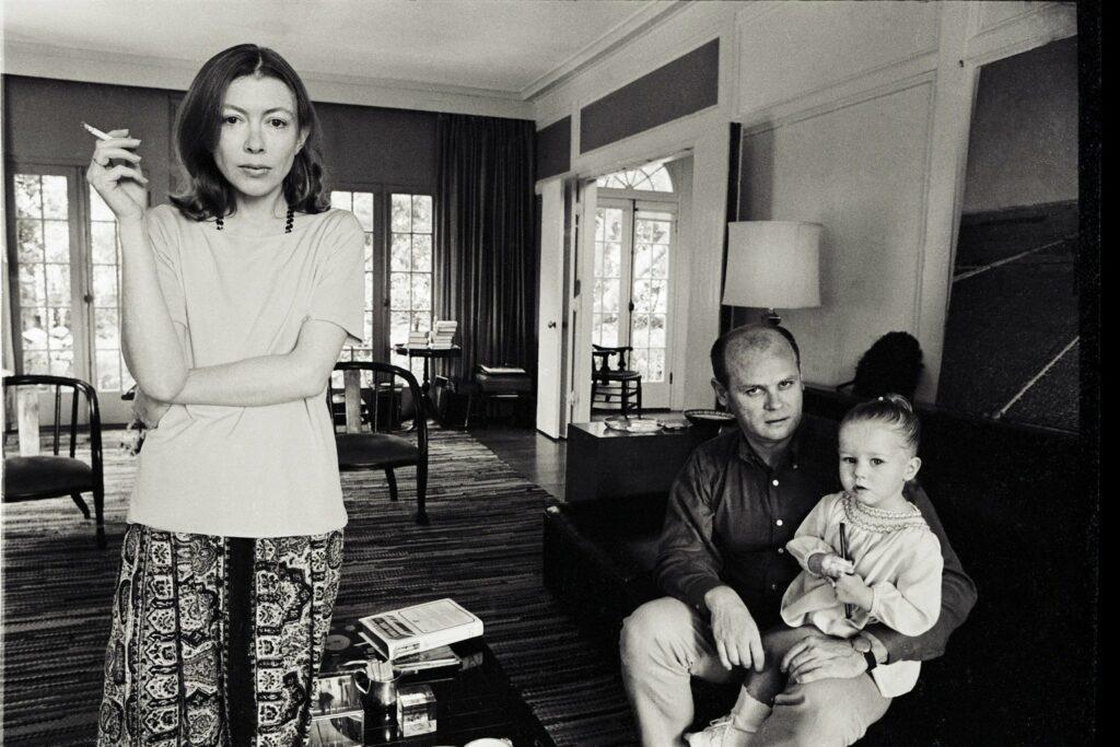 Joan Didion and family