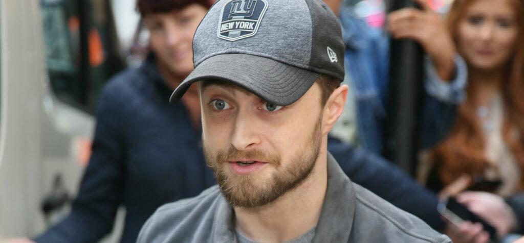 Daniel Radcliffe leaving BBVC Radio Two Radio Studios - London